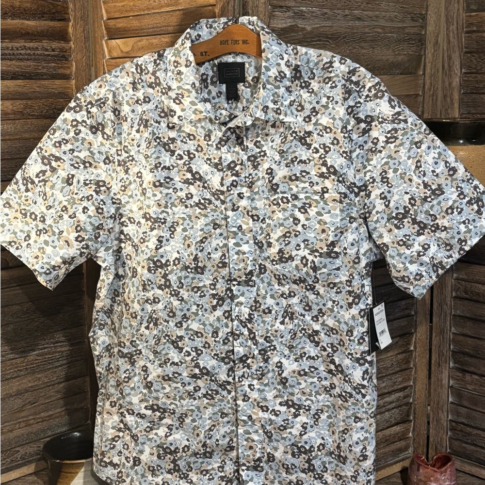 14th & Union Men's Patterned Button Down Shirt